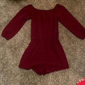 Red romper